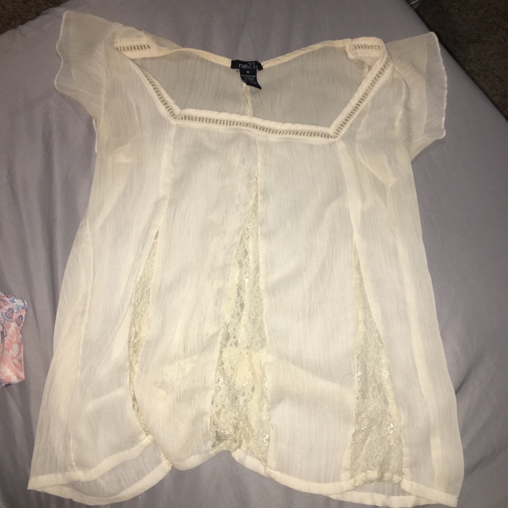 polyester rue 21 shirt